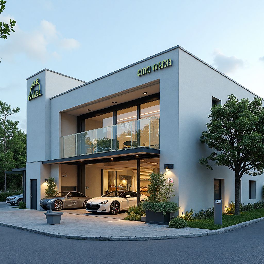 Modern Car Wash Facility